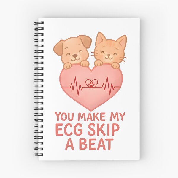 Item preview, You Make My ECG Skip a Beat – Cute Veterinary Cardiology Pun designed and sold by Bettybee00.