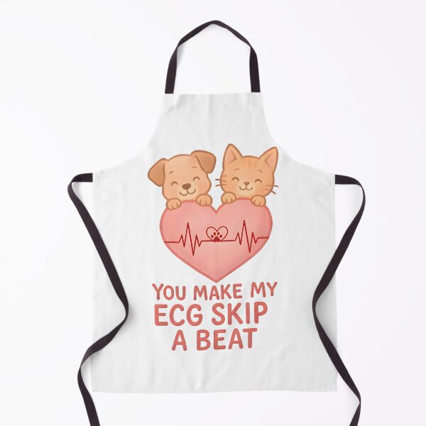 Item preview, You Make My ECG Skip a Beat – Cute Veterinary Cardiology Pun designed and sold by Bettybee00.