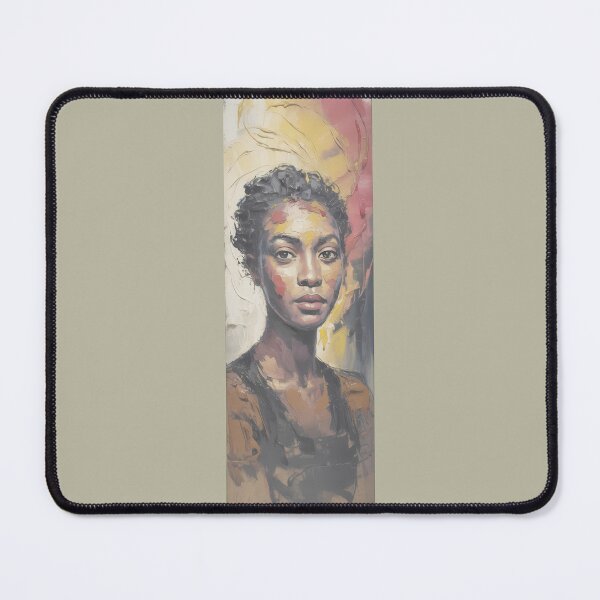 Item preview, Textured Impasto Portrait Of A Woman By Merch, Limited Edition designed and sold by HERIBERTOMARTHA.