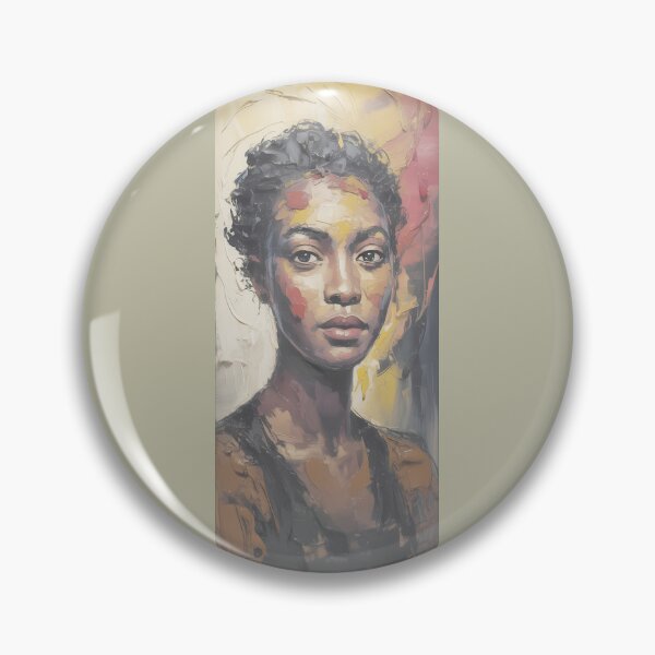 Item preview, Textured Impasto Portrait Of A Woman By Merch, Limited Edition designed and sold by HERIBERTOMARTHA.