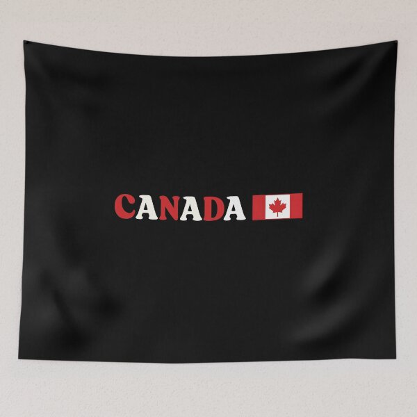 Item preview, Canada Flag Wordmark Minimalist Design designed and sold by Paper Drip.