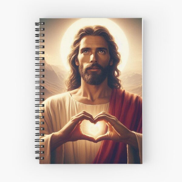 Item preview, Jesus with Heart hands  designed and sold by JesusClub.