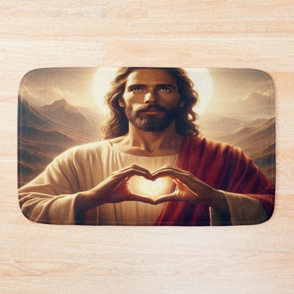 Item preview, Jesus with Heart hands  designed and sold by JesusClub.