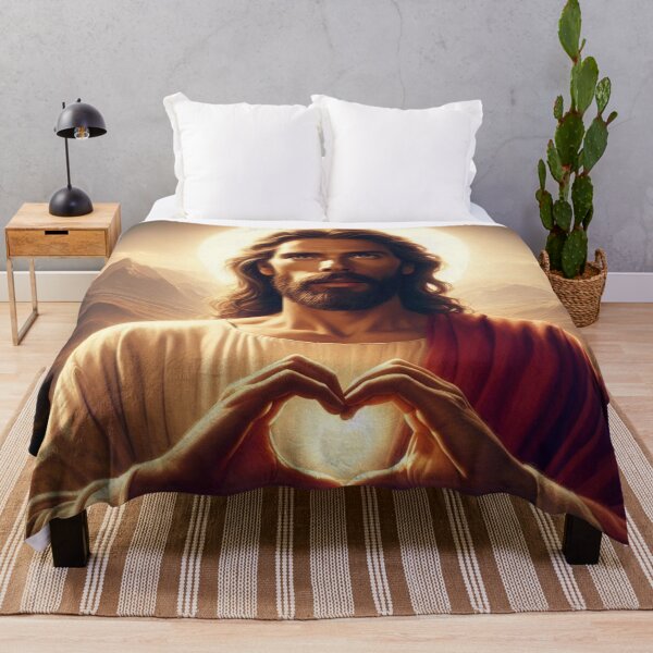 Item preview, Jesus with Heart hands  designed and sold by JesusClub.