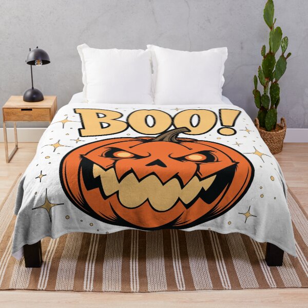 Item preview, Spooky Halloween Illustration: Angry Jack-o-Lantern Scream designed and sold by MindnPixels.