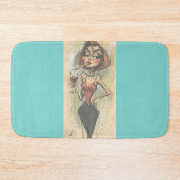 Item preview, Femme Fatale Wine & Smoke Art By Merch, Limited Edition designed and sold by JERICHOALBERT2.