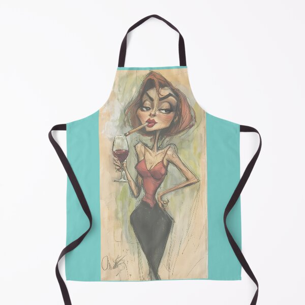 Item preview, Femme Fatale Wine & Smoke Art By Merch, Limited Edition designed and sold by JERICHOALBERT2.
