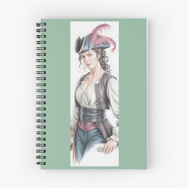 Item preview, Dashing Lady Pirate Portrait By Merch, Limited Edition designed and sold by JERICHOALBERT2.