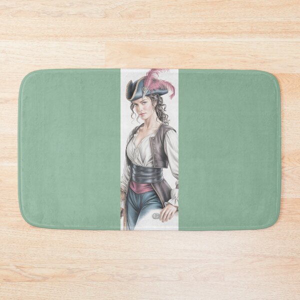 Item preview, Dashing Lady Pirate Portrait By Merch, Limited Edition designed and sold by JERICHOALBERT2.