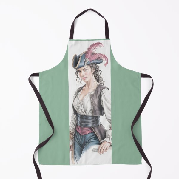 Item preview, Dashing Lady Pirate Portrait By Merch, Limited Edition designed and sold by JERICHOALBERT2.