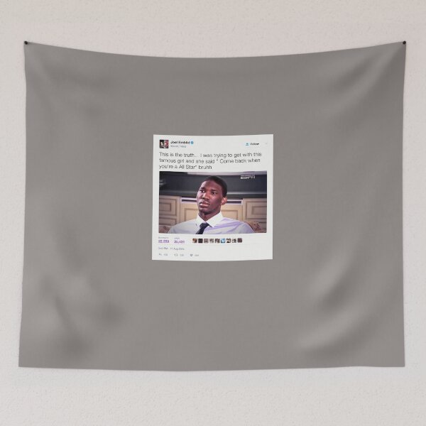 Item preview, JOEL-EMBIID---COME-BACK-WHEN-YOU'RE-AN-ALL-STAR designed and sold by MarioPelayo.