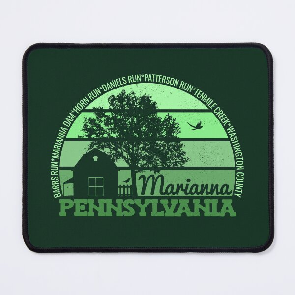 Item preview, Marianna Pennsylvania Sunset Retro Vintage Local Pride Logo designed and sold by CRHPOD20.