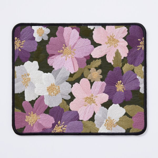 Item preview, Trendy Fresh Floral Embroidery For Carnation Lovers designed and sold by RoyalStarsPatts.