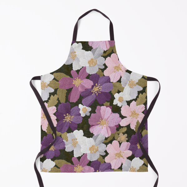Item preview, Trendy Fresh Floral Embroidery For Carnation Lovers designed and sold by RoyalStarsPatts.
