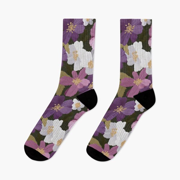 Item preview, Trendy Fresh Floral Embroidery For Carnation Lovers designed and sold by RoyalStarsPatts.