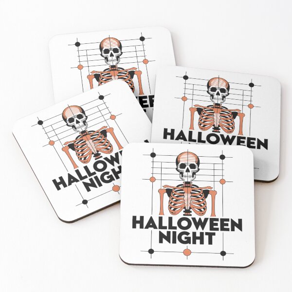 Item preview, Bauhaus Skeleton – Abstract Geometric Halloween designed and sold by RDRdesign.