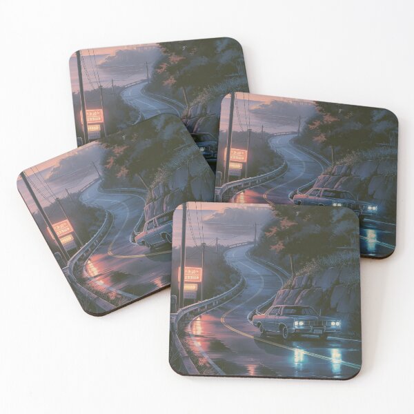 Item preview, Twilight Coastal Road — Anime Horizon Drive  designed and sold by DreamCraze.