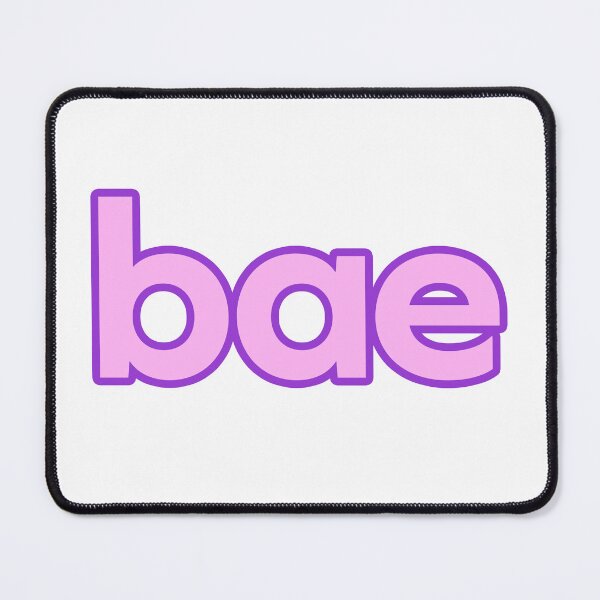 Item preview, bae, pink and violet outline designed and sold by Memes N Lore .