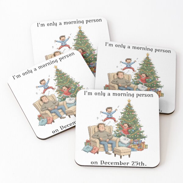 Item preview, I'm only a morning person on December 25th. designed and sold by GraphicTeeHubs.