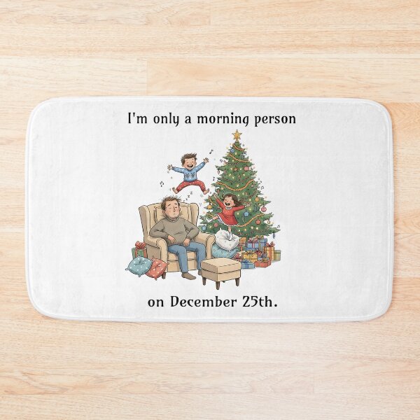 Item preview, I'm only a morning person on December 25th. designed and sold by GraphicTeeHubs.