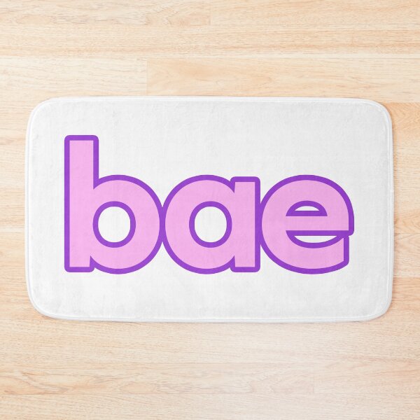 Item preview, bae, pink and violet outline designed and sold by Memes N Lore .