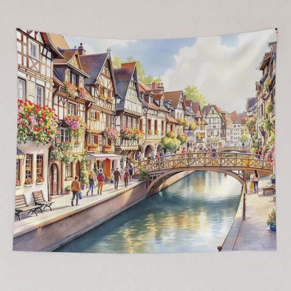 Item preview, Alsace, Strasbourg, Petite France district designed and sold by jefboutique6150.