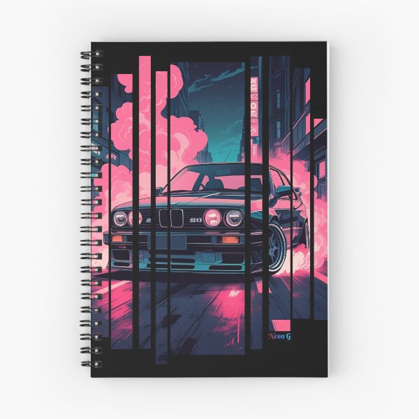Item preview, B.W the Power of the 3 series drifting with neon smoke, retro 80s 8 designed and sold by Neon G.
