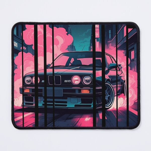 Item preview, B.W the Power of the 3 series drifting with neon smoke, retro 80s 8 designed and sold by Neon G.