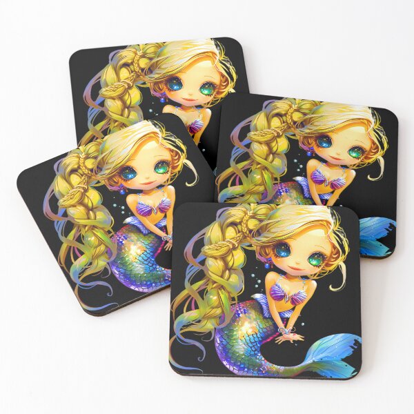 Item preview, Chibi Mermaid: One Blue And One Green Eye designed and sold by DEC02.