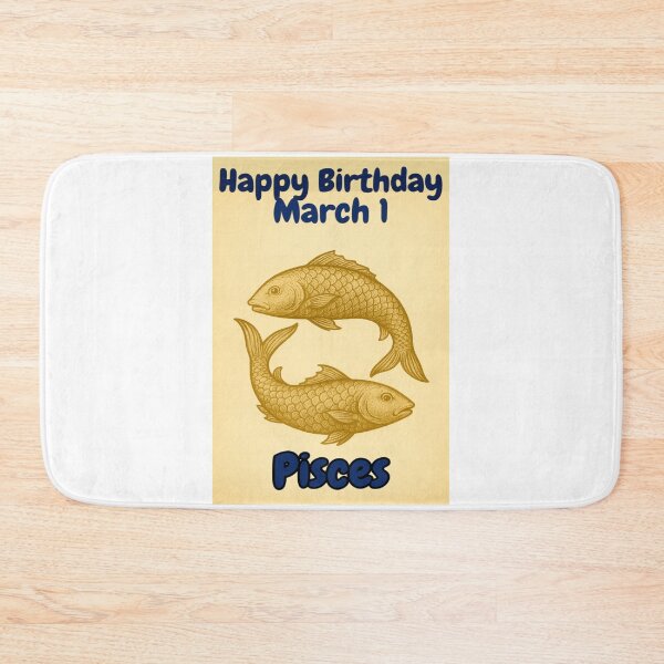 Item preview, Birthday Zodiac Sign – March 1 designed and sold by ariksworld.