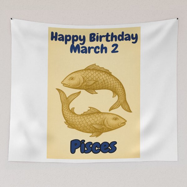 Item preview, Birthday Zodiac Sign – March 2 designed and sold by ariksworld.