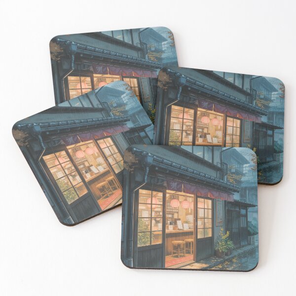 Item preview, Lantern Lane — Anime Evening Street  designed and sold by DreamCraze.