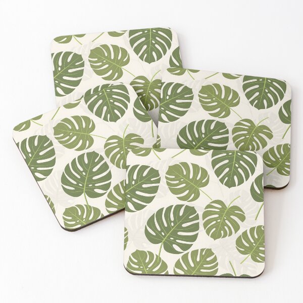 Item preview, Green Monstera Seamless Pattern – Tropical Botanical Leaf Design designed and sold by ShabanMerch.