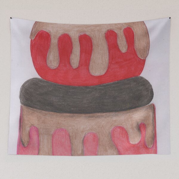 Item preview, Strawberry cheesecake with caramel  designed and sold by Artbysarah23.