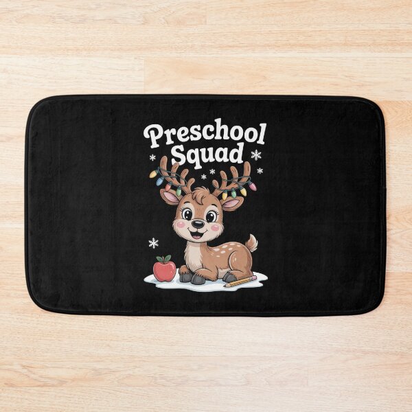 Item preview, Preschool Teacher Christmas Preschool Squad Reindeer Xmas designed and sold by Gogetgiggles.