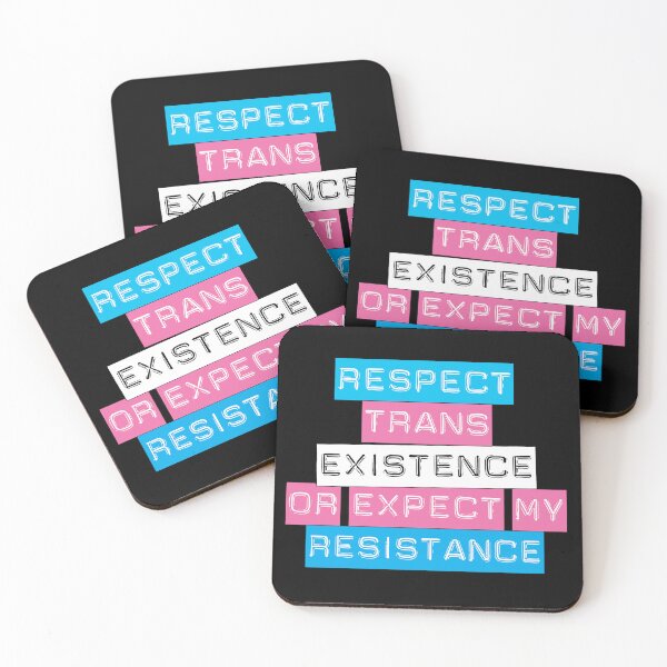 Item preview, Trans Lives Matter! Respect My Existence Or Expect My Resistance designed and sold by LGBTcuteGifts.