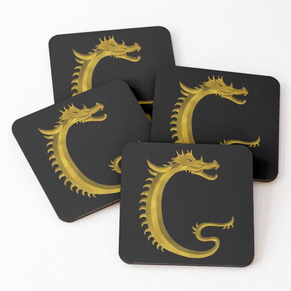 Item preview, Letter  G  of the Dragonfont Initial Capital Monogram (Dragon) designed and sold by Swabcraft.