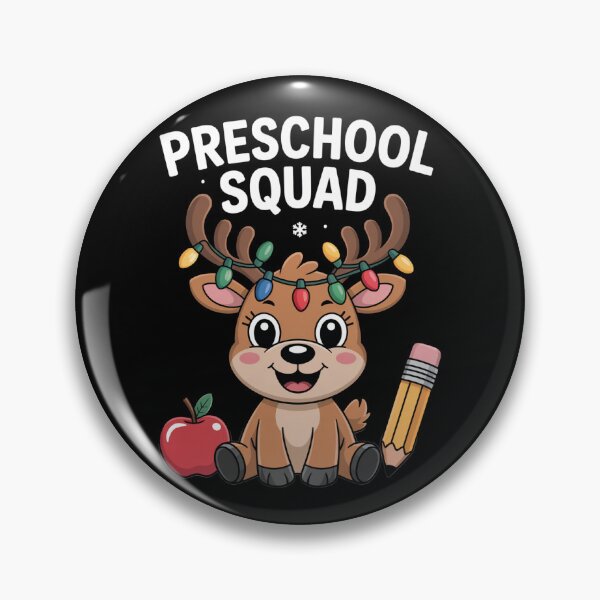 Item preview, Preschool Teacher Christmas Preschool Squad Reindeer Xmas designed and sold by Gogetgiggles.