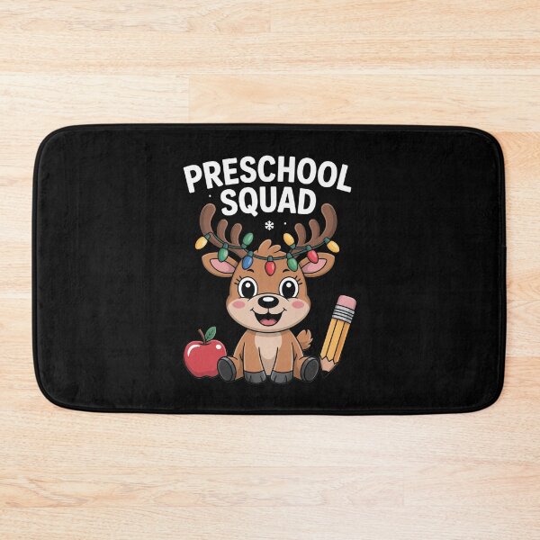 Item preview, Preschool Teacher Christmas Preschool Squad Reindeer Xmas designed and sold by Gogetgiggles.