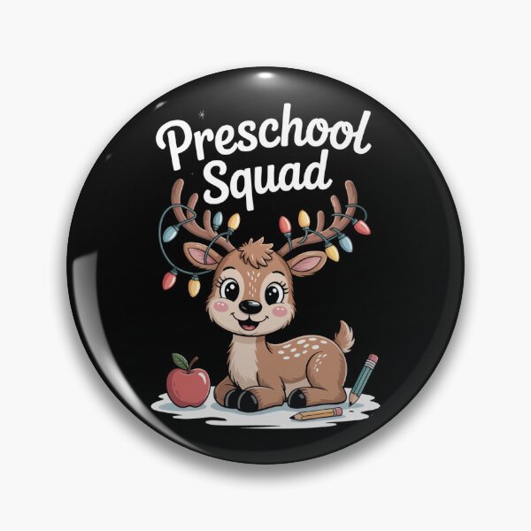 Item preview, Preschool Teacher Christmas Preschool Squad Reindeer Xmas designed and sold by Gogetgiggles.