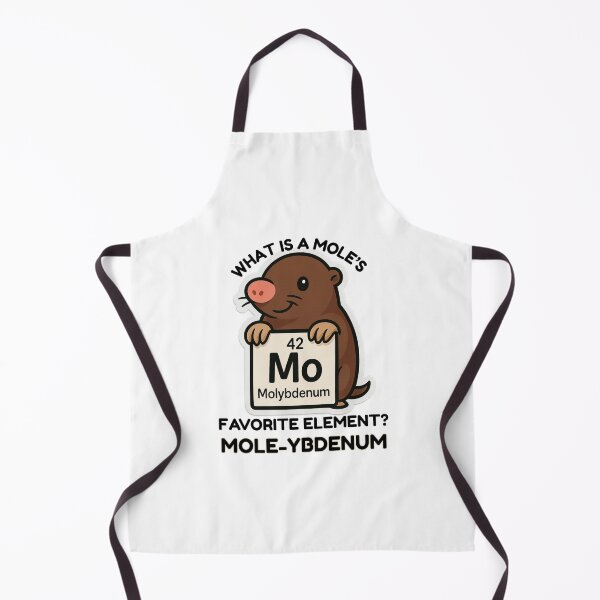 Item preview, Mole-ybdenum Mole Day Chemistry Pun designed and sold by sciencenotes.