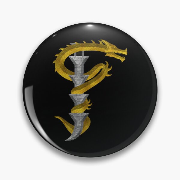 Item preview, Letter  F  of the Dragonfont Initial Capital Monogram (Dragon and Castle) designed and sold by Swabcraft.