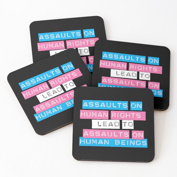 Item preview, Trans Lives Matter! Assaults on human rights lead to assaults on human beings designed and sold by LGBTcuteGifts.