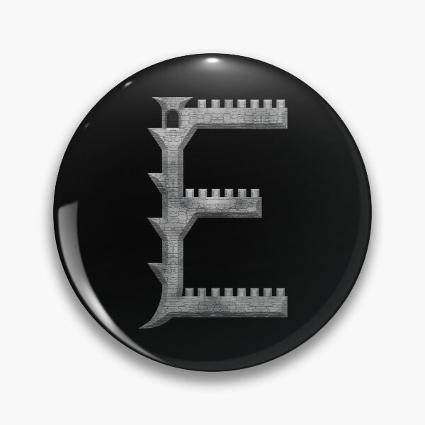 Item preview, Letter  E  of the Dragonfont Initial Capital Monogram (Castle) designed and sold by Swabcraft.