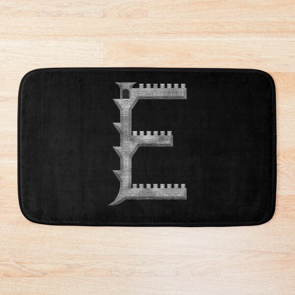 Item preview, Letter  E  of the Dragonfont Initial Capital Monogram (Castle) designed and sold by Swabcraft.