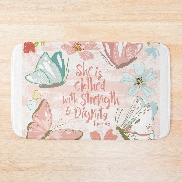 Item preview, She Is Clothed With Strength And Dignity Proverbs 31 25 designed and sold by amazingjoy.