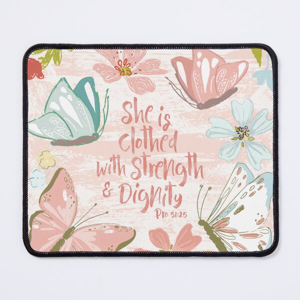 Item preview, She Is Clothed With Strength And Dignity Proverbs 31 25 designed and sold by amazingjoy.
