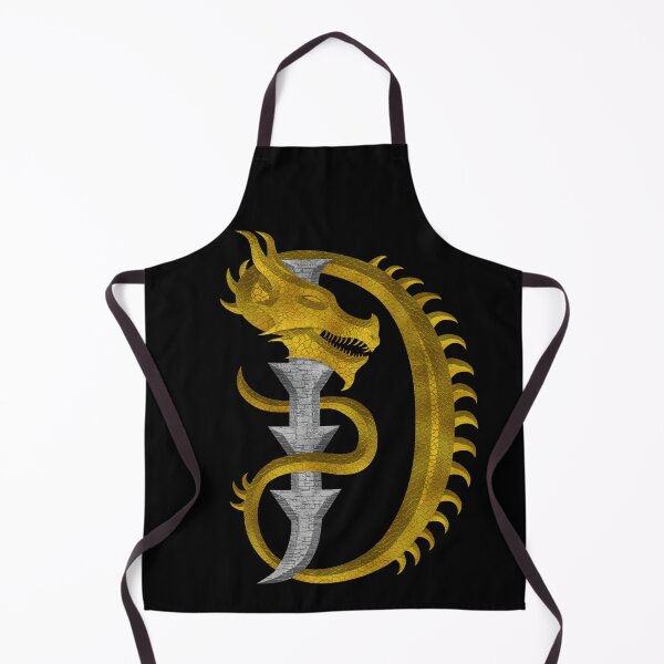 Item preview, Letter D of the Dragonfont Initial Capital Monogram (Dragon and Castle v3) designed and sold by Swabcraft.