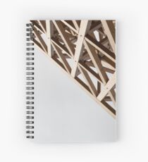 Wooden estructure Spiral Notebook