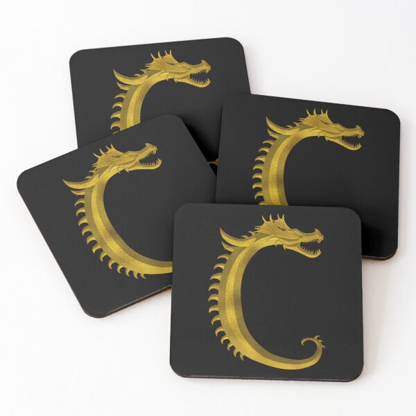Item preview, Letter  C  of the Dragonfont Initial Capital Monogram (Dragon) designed and sold by Swabcraft.
